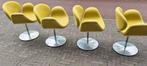 Artifort Little Tulip design eetkamerstoelen draaibaar opknp, Huis en Inrichting, Stoelen, Gebruikt, Ophalen of Verzenden, Metaal