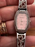 Armitron Now 75/38748V Silver Tone Quartz dames horloge, Met strass, Overige merken, Staal, Ophalen of Verzenden