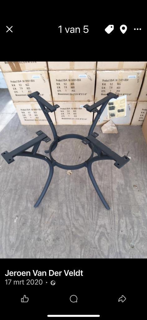 Hartman Aluminium Tuintafelonderstellen, Tuin en Terras, Tuintafels, Nieuw, Rechthoekig, Aluminium, Ophalen