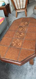 Retro salontafel, Gebruikt, 100 tot 150 cm, Minder dan 50 cm, Rechthoekig