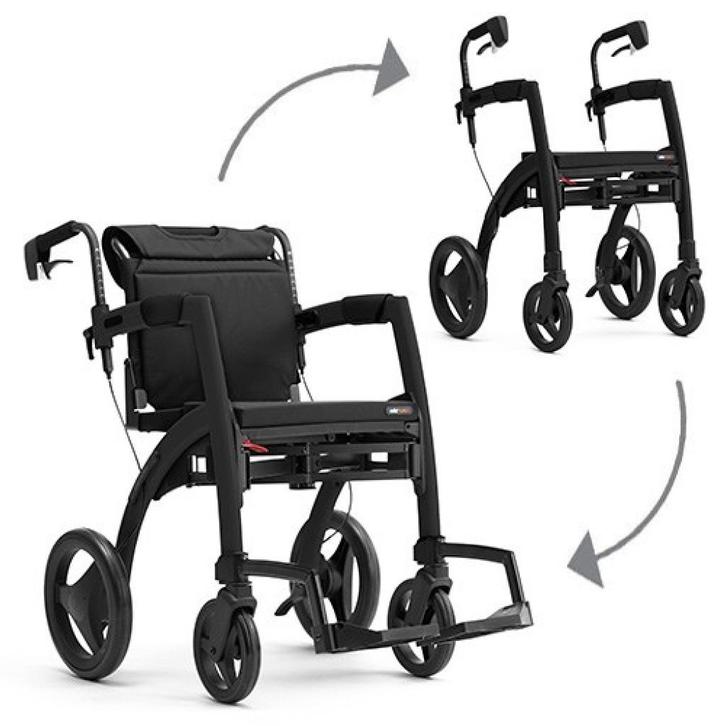 Rollz Motion Rollator, Diversen, Rollators, Zo goed als nieuw, Lichtgewicht, Opvouwbaar, Ophalen