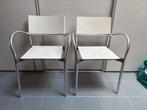 Segis Breeze 2stuks wit, Huis en Inrichting, Stoelen, Ophalen, Gebruikt, Twee, Wit