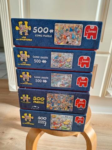5 x van Haasteren puzzels - 500 st beschikbaar voor biedingen