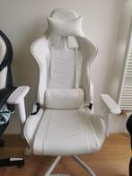 Stylish gaming chair, Bureaustoel, Wit, Zo goed als nieuw, Gaming bureaustoel