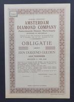 Amsterdamsche Diamant Mij - Amsterdam - 1929, Verzenden, 1920 tot 1950, Obligatie of Lening