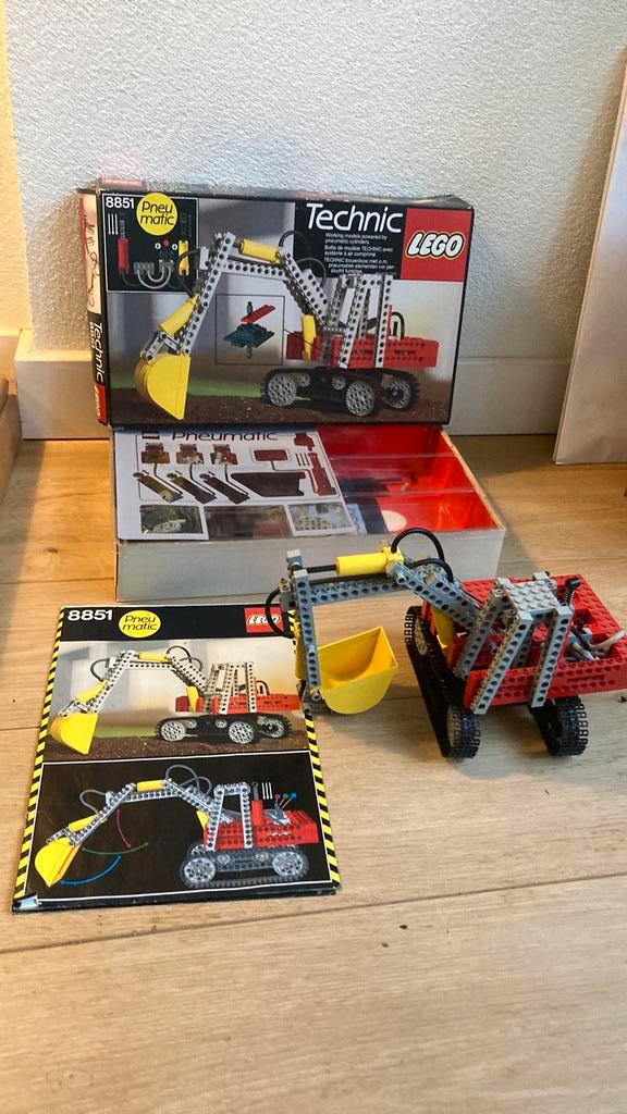 Lego Technic Graafmachine 8851 compleet met doos en boekje, Kinderen en Baby's, Speelgoed | Duplo en Lego, Gebruikt, Lego, Complete set