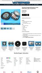Rockford Fosgate RFP4406 6.5 inch Subwoofer / Set van 2, Auto diversen, Gebruikt, Audio Design, Am Breilingsweg 3, 76709 Kronau, Duitsland