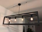 Industriële hanglamp zwart 4-lichts - Big Cage, Huis en Inrichting, Lampen | Plafondlampen, Ophalen, Zo goed als nieuw