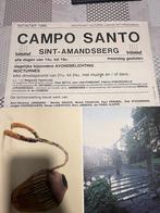 Vintage Poster Initiatief 1986 Campo Santo, Verzamelen, Deurposter of groter, Ophalen of Verzenden, Reclame, Rechthoekig Staand