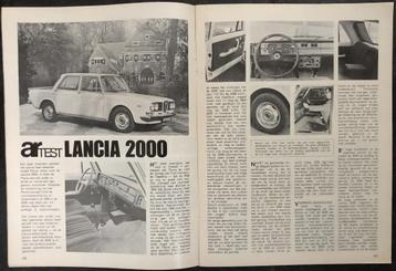 Lancia 2000 ( Flavia ) testen in Autovisie ea beschikbaar voor biedingen