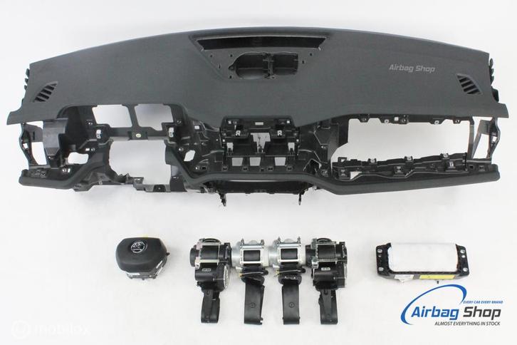 Airbag set - Dashboard zwart speaker Skoda Kodiaq (2024-...), Auto-onderdelen, Dashboard en Schakelaars, Gebruikt, Ophalen of Verzenden