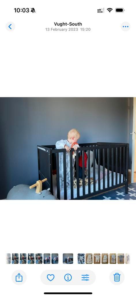 Ledikant / peuterbed Sundvik Ikea, Kinderen en Baby's, Babywiegjes en Ledikanten, Gebruikt, Ledikant, Ophalen