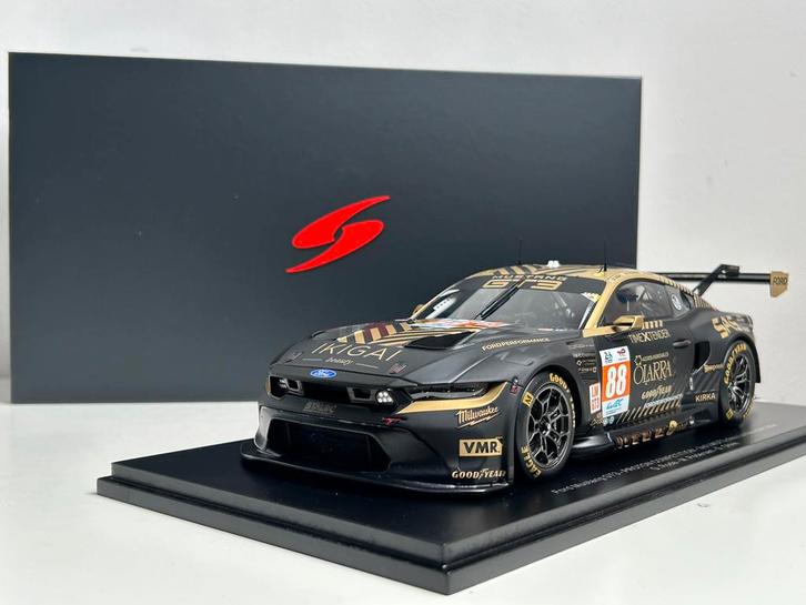 Spark Ford Mustang GT3 #88 3rd LMGT3 LeMans 2024 1/18 18S661, Hobby en Vrije tijd, Modelauto's | 1:18, Nieuw, Auto, Overige merken