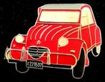 Citroën 2 CV pin grote maat- rood -zwart epoxy, Verzamelen, Speldjes, Pins en Buttons, Verzenden, Nieuw, Transport, Speldje of Pin