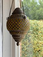 Mooie marokkaanse hanglamp glas & staal, 50 tot 75 cm, Ophalen of Verzenden, Zo goed als nieuw, Glas
