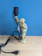 Tafellamp – Monkey – Aap op stam – Goud, Huis en Inrichting, Lampen | Tafellampen, Ophalen of Verzenden, Nieuw, Minder dan 50 cm