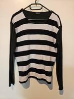 Zwart-wit gestreepte shirt - Maat L, Zwart, Maat 42/44 (L), Ophalen of Verzenden, Zo goed als nieuw
