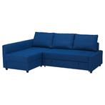 Ikea Friheten Hoekbank Blauw - Zo Goed Als Nieuw!, Ophalen of Verzenden, Zo goed als nieuw, Stof, Modern