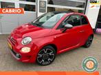 Fiat 500C 1.2 SPORT|CABRIO|CARPLAY|PDC, Gebruikt, 4 cilinders, Cabriolet, Leder en Stof