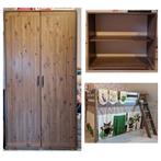 Flexa half hoogslaper  + kleding- en boekenkast, Ophalen, Gebruikt, Jongetje of Meisje