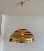 Grote vintage Florian Schultz messing hanglamp 70’s, Minder dan 50 cm, Gebruikt, Ophalen of Verzenden