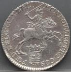Mooie 1/2 zilveren rijder 1790 - 1/2 dukaton 1790 Zeeland, Vóór koninkrijk, Verzenden, Zilver, Overige waardes