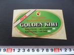 sticker Golden KIWI, Verzamelen, Ophalen, Zo goed als nieuw, Bedrijf of Vereniging