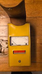 Vintage Nulleider Meter in Gele Behuizing, Antiek en Kunst, Antiek | Gereedschap en Instrumenten, Ophalen