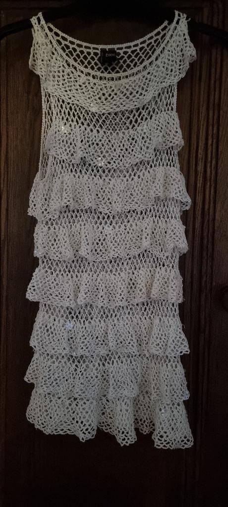 Didi gebreide top, Verzenden, Wit, Maat 42/44 (L), Nieuw