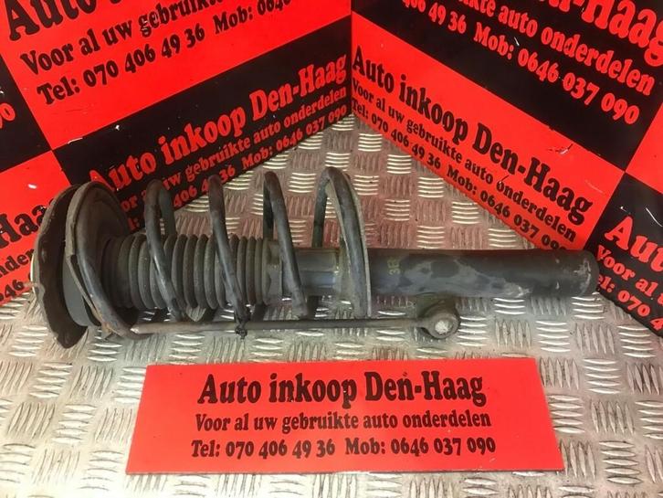 Peugeot 206 ('98-'09) 1.1 XN Veerpoot Schokbreker RV + ABS, Auto-onderdelen, Ophanging en Onderstel, Peugeot, Gebruikt, Ophalen of Verzenden