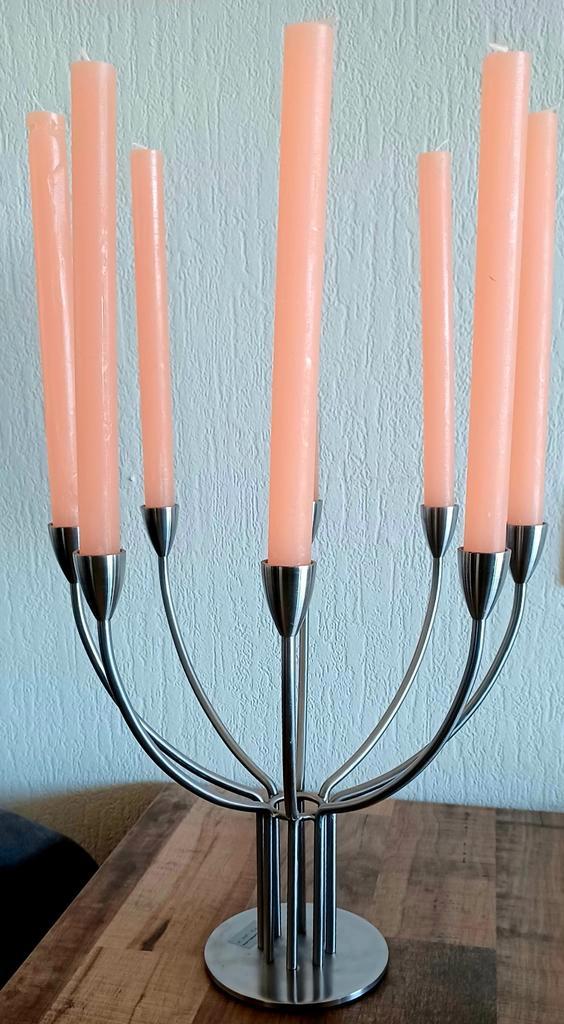 Ikea vintage Hagberg. Kaarsenstandaard. Kandelaar., Huis en Inrichting, Woonaccessoires | Kandelaars en Kaarsen, Zo goed als nieuw