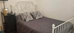 Bed 140 x 200 GRATIS OPHALEN, Huis en Inrichting, Ophalen, Gebruikt, Wit, Tweepersoons