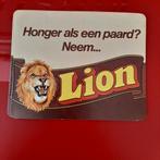 Vintage sticker honger als een paard neem....Lion Leeuw Mars, Verzamelen, Stickers, Ophalen of Verzenden, Zo goed als nieuw