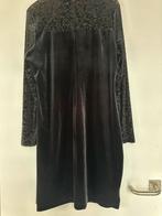 Fluwelen jurk maat 46, Ophalen of Verzenden, Zo goed als nieuw, Maat 46/48 (XL) of groter, Zwart