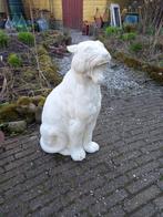 vintage terracotta witte tijger beeld., Antiek en Kunst, Ophalen