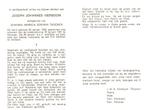 Horssen Joseph Vierboom 1932 - 1981, Ophalen of Verzenden, Bidprentje