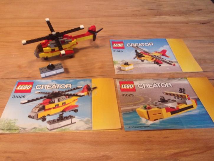 Lego Creator 31029-1 Cargo Heli uit 2015, Kinderen en Baby's, Speelgoed | Duplo en Lego, Gebruikt, Lego, Complete set, Ophalen of Verzenden