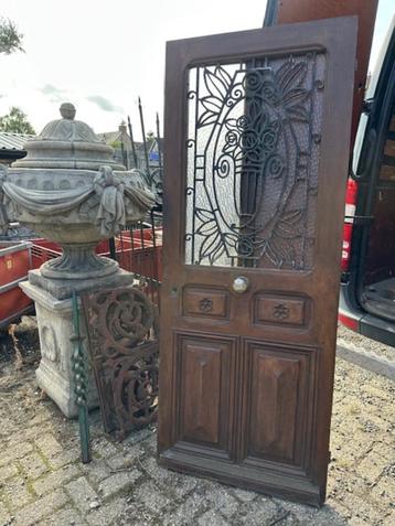 ANTIEKE oude deur voordeur buitendeur  beschikbaar voor biedingen