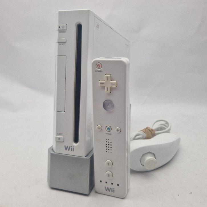 Nintendo Wii + Controller en Nunchuk || Nu voor €44,99, Spelcomputers en Games, Games | Nintendo Wii, Zo goed als nieuw, Overige genres