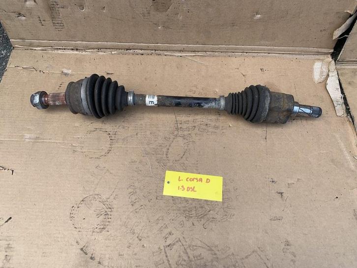 opel corsa D 2009 tot 2014 aandrijfas links 1.3 diesel, Auto-onderdelen, Transmissie en Toebehoren, Opel, Gebruikt, Ophalen of Verzenden