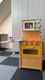 Houten Speelkeuken met Accessoires, Kinderen en Baby's, Speelgoed | Speelkeukens, Ophalen, Gebruikt, Hout, Speelkeuken