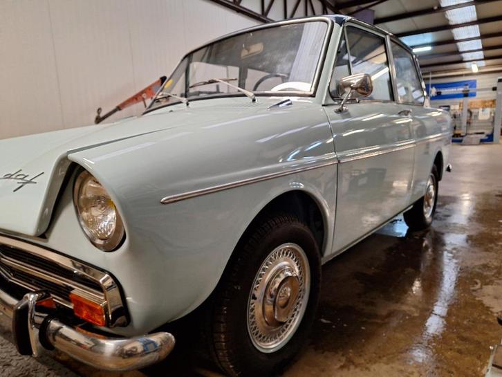 Daf 31 in nieuwstaat gerestaureerd / zeldzaam, Auto's, Oldtimers, Particulier, Daf, Benzine, Sedan, Automaat, Blauw, Blauw, Kunstmatig leder