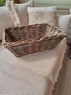 Rieten mand Rivièra Maison, Huis en Inrichting, Woonaccessoires | Schalen en Manden, Ophalen, Rechthoekig, Riet