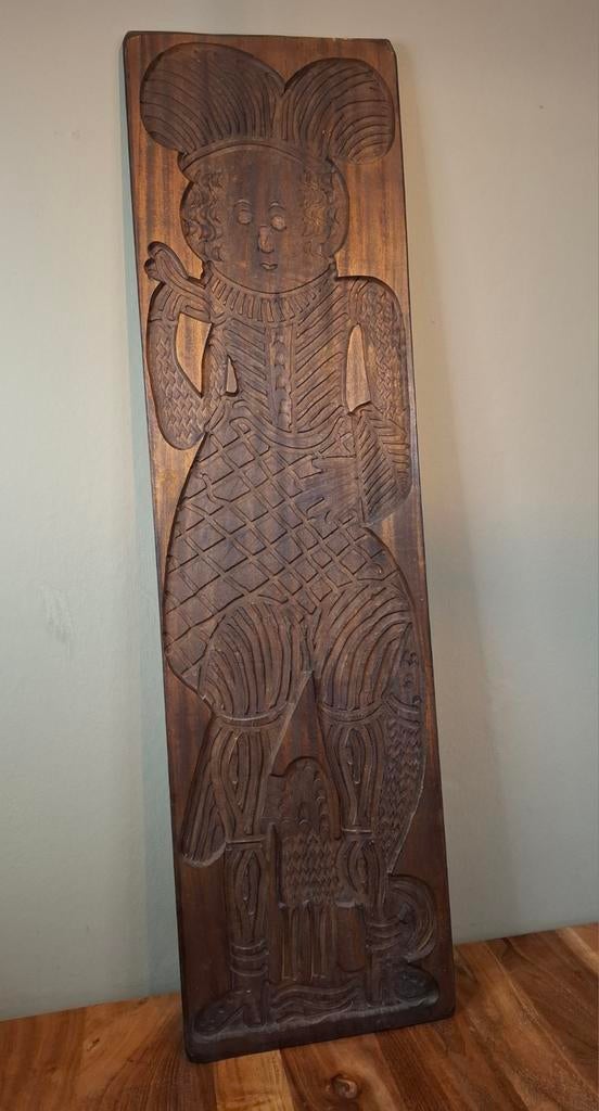 Grote originele handgestoken speculaasplank - 125 cm, Ophalen of Verzenden