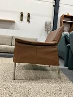 Design on Stock Limec Fauteuil leer Design stoel bruin, Design on Stock, Ophalen of Verzenden, Zo goed als nieuw, Leer