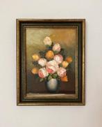 Leuk schilderij stilleven bloemen., Antiek en Kunst, Ophalen of Verzenden