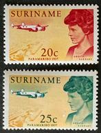 Suriname 1967 Amelia Earhart Lockheed Electra 477/478 pf -40, Ophalen of Verzenden, Postfris