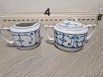 Melk suiker kannetje Jägers blau Saks nr 4, Antiek en Kunst, Ophalen of Verzenden