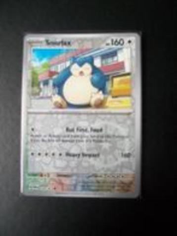 9314. Nieuwe Pokemon Kaart holofoil SNORLAX HP 160 (136/167) beschikbaar voor biedingen