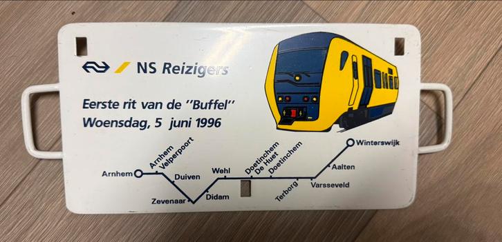 Mini koersbord NS Buffel, Verzamelen, Spoorwegen en Tramwegen, Zo goed als nieuw, Trein, Overige typen, Ophalen of Verzenden